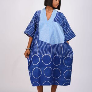 NaaNa boubou (royal blue / sea blue)