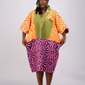 NaaNa boubou ( logo print )