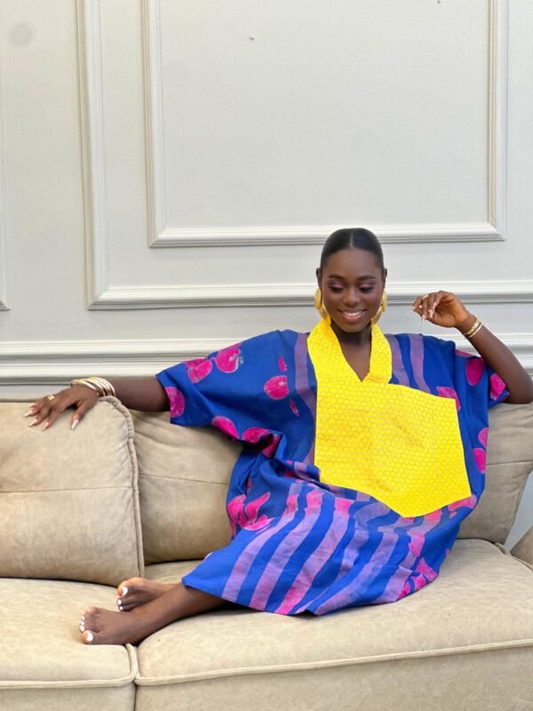 NaaNa bloom boubou ( blue / pink / yellow  ) - Image 3