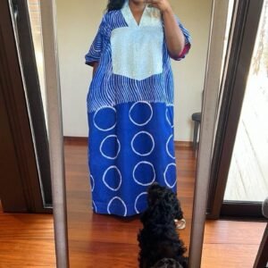NaaNa boubou (royal blue / sea blue)