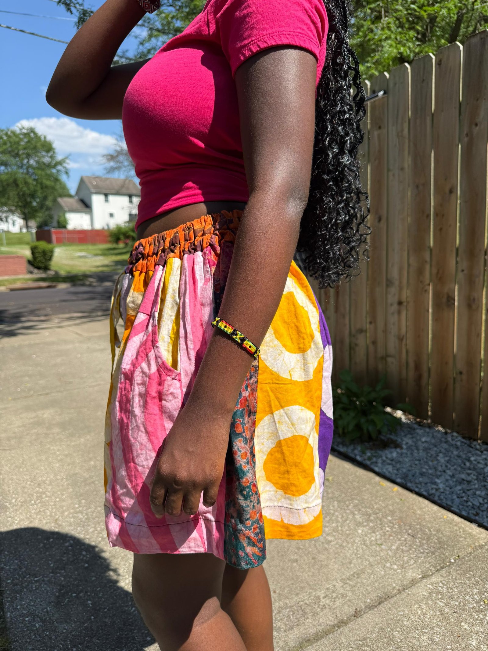 ELORM multicolored patched shorts - Image 2