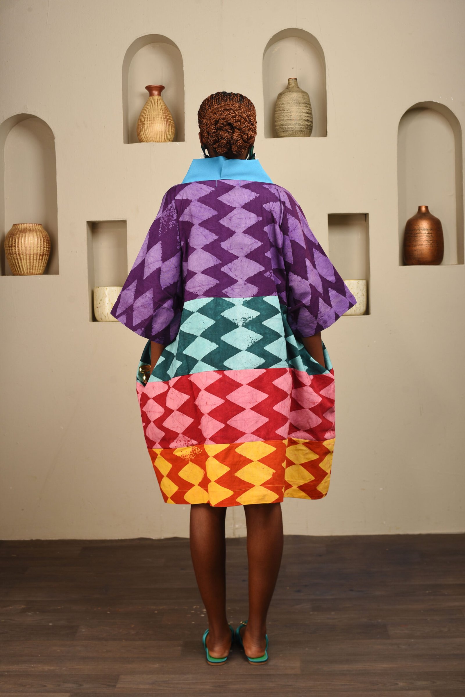 Mini Patchwork Boubou (Multi) - Image 2