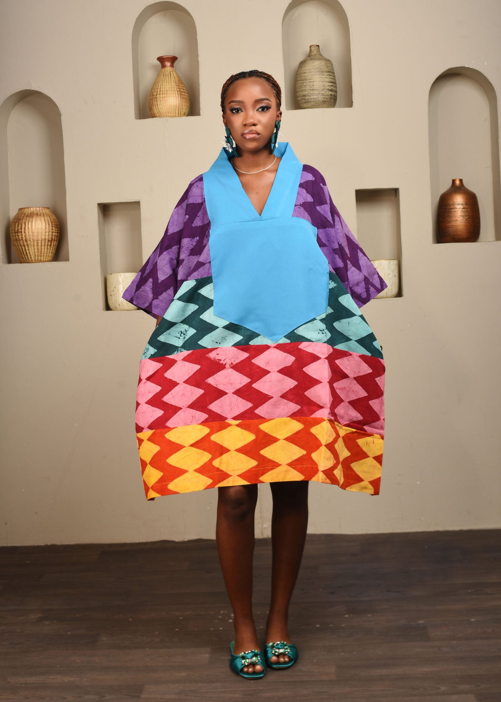 Mini Patchwork Boubou (Multi)