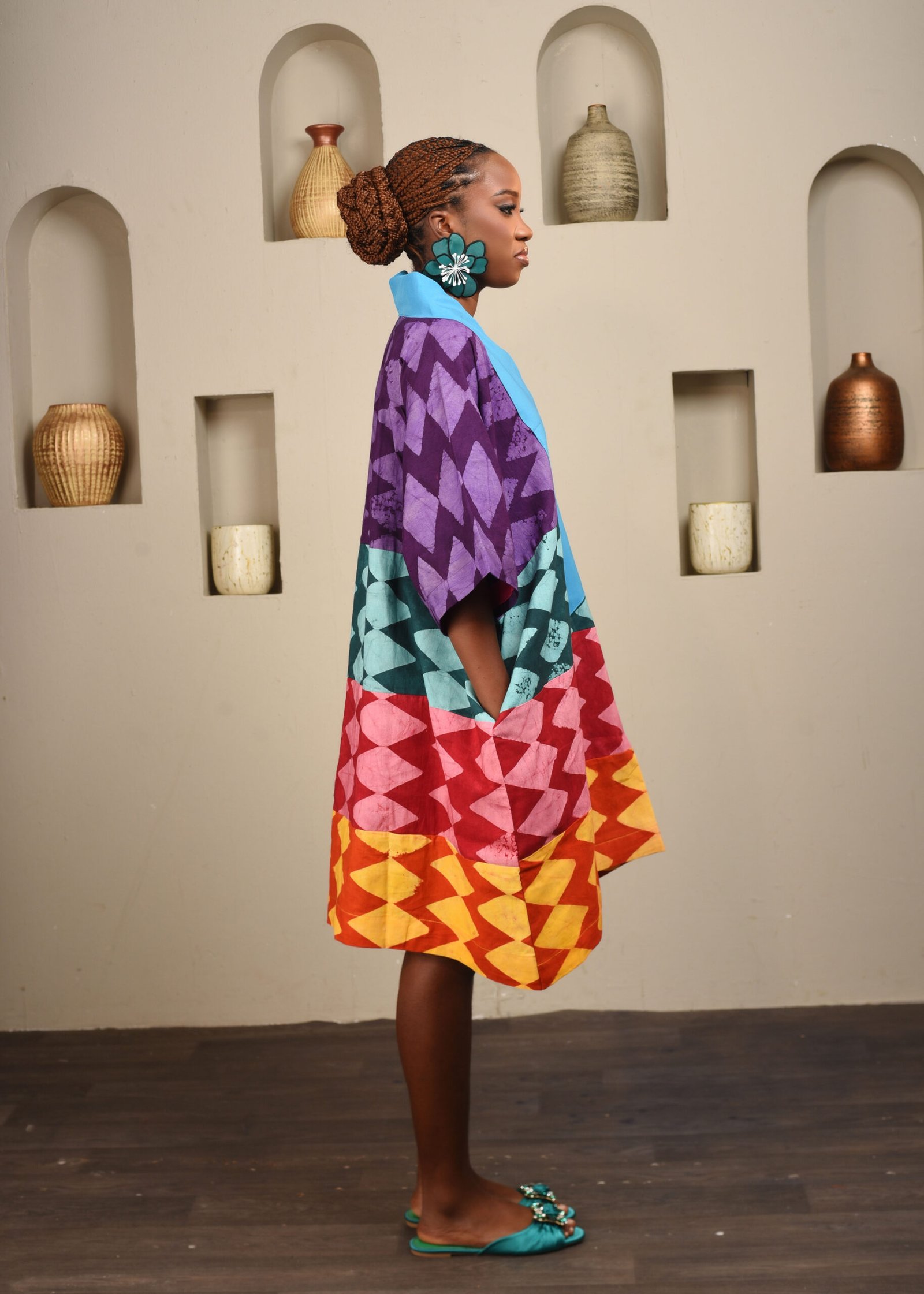 Mini Patchwork Boubou (Multi) - Image 4