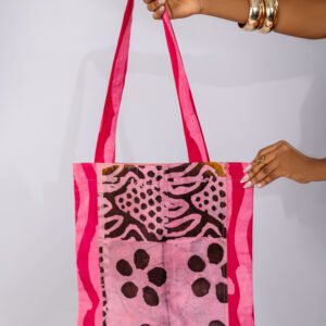 AMA TOTE BAG PINK