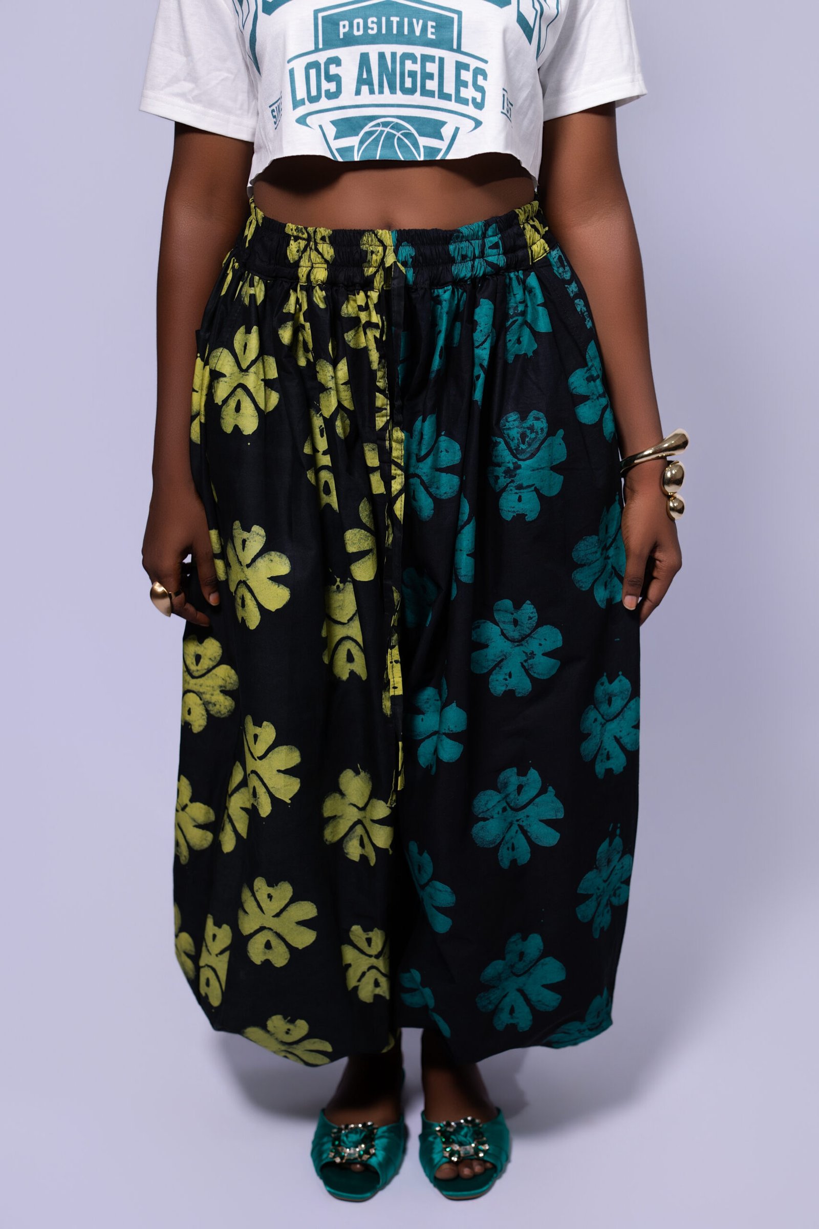 Dede bubble pants | green